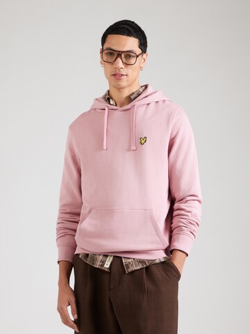 Lyle & Scott Sweatshirt in Roze: voorkant