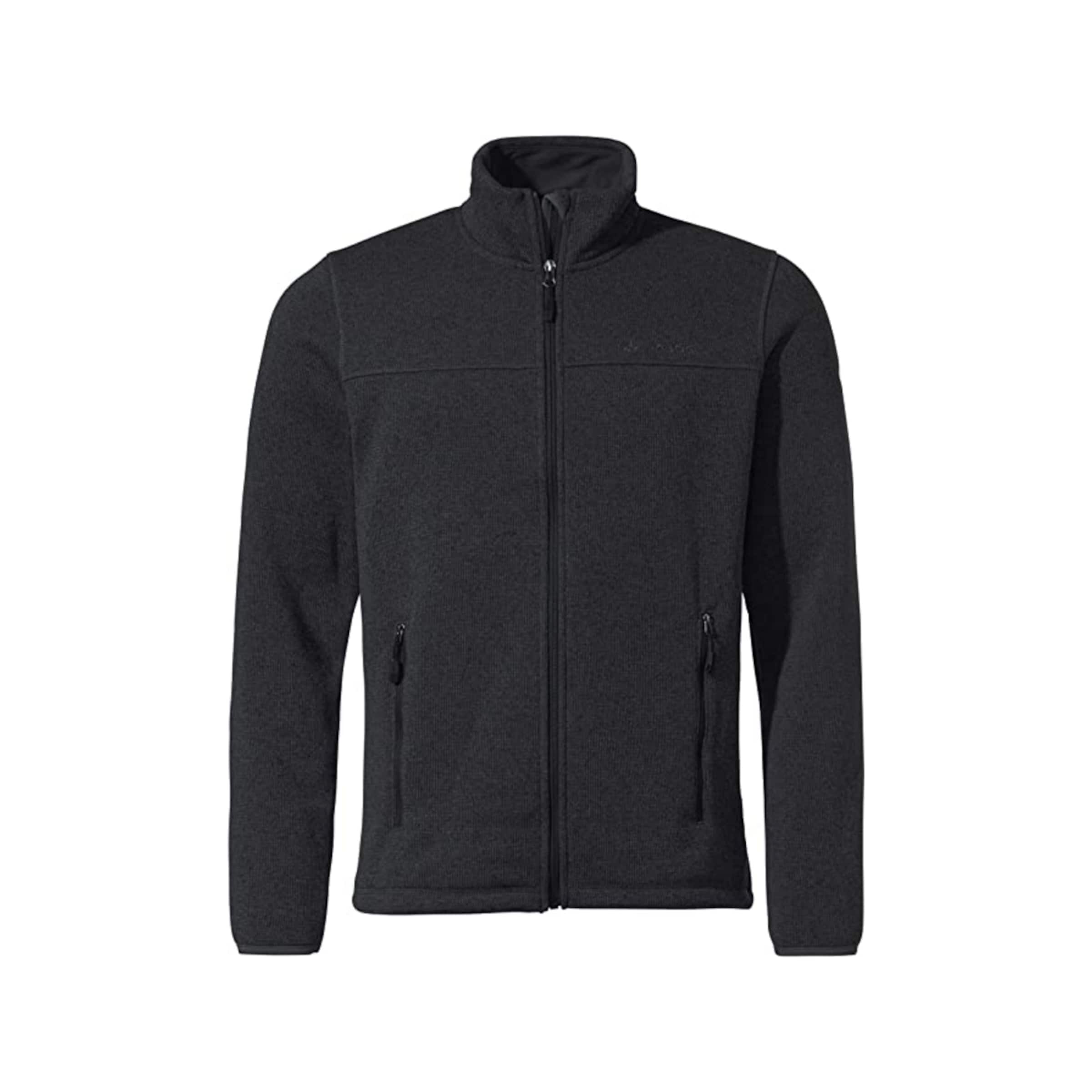 VAUDE Funktionsfleecejakke 'Rienza' i sort: forside