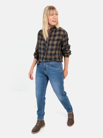 CAMEL ACTIVE Regular Fit Karobluse aus Viskose in Grün