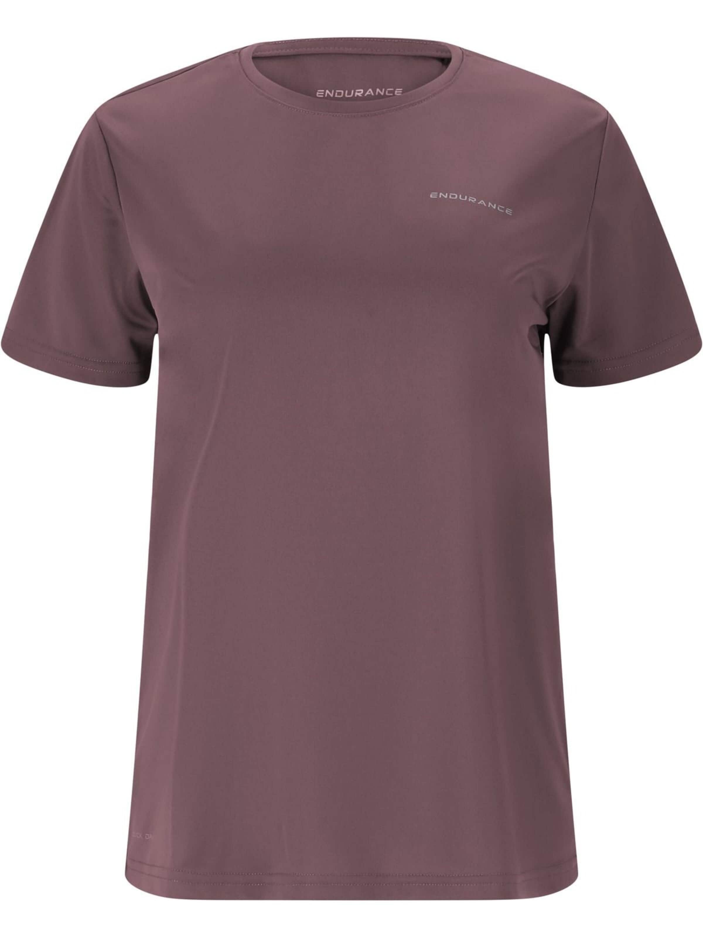 ENDURANCE Funktionsbluse 'Keily W S/S Tee' i grå: forside