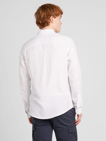 JACK & JONES Regular fit Button Up Shirt 'MAZE' in White
