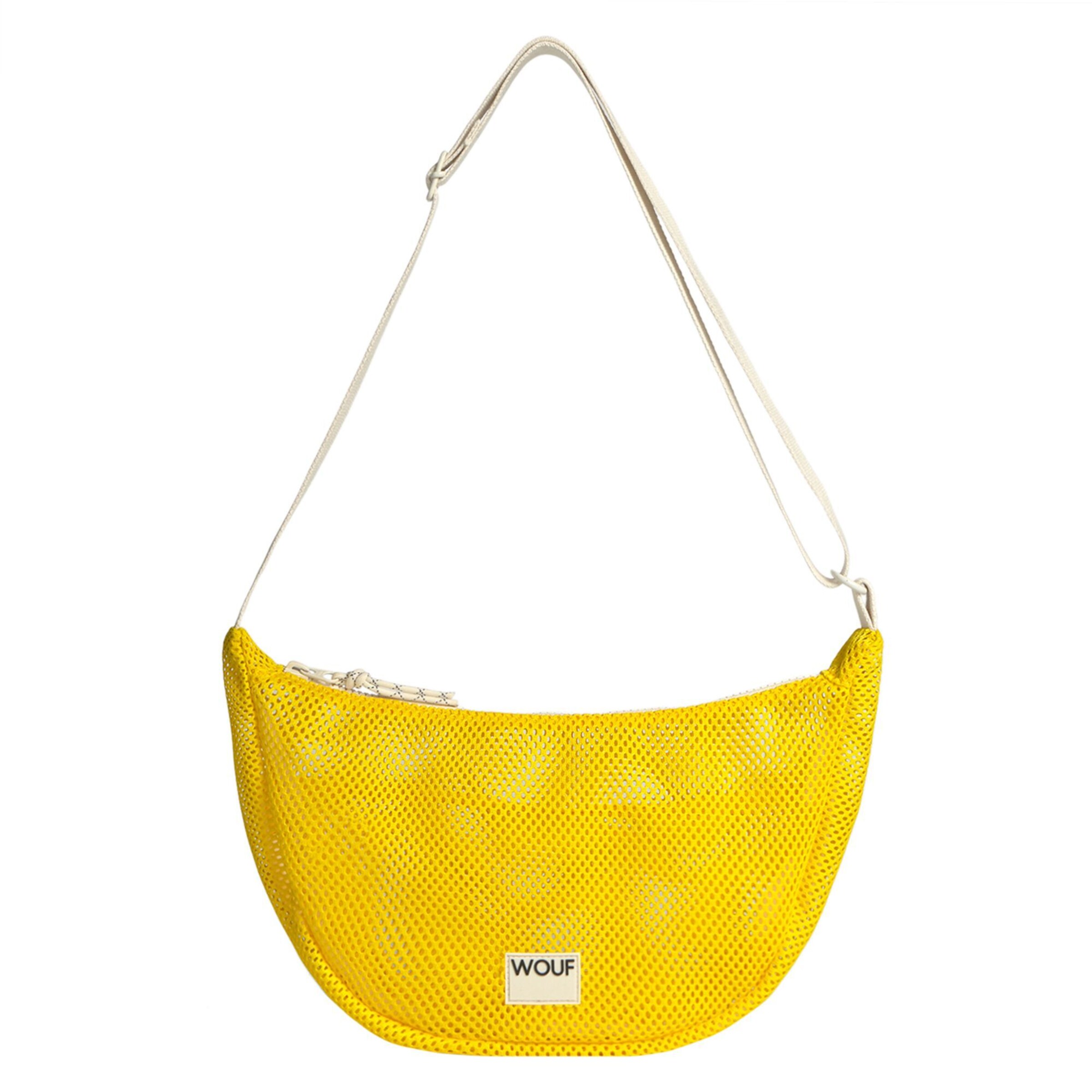 Wouf Shoulder Bag in Yellow: front