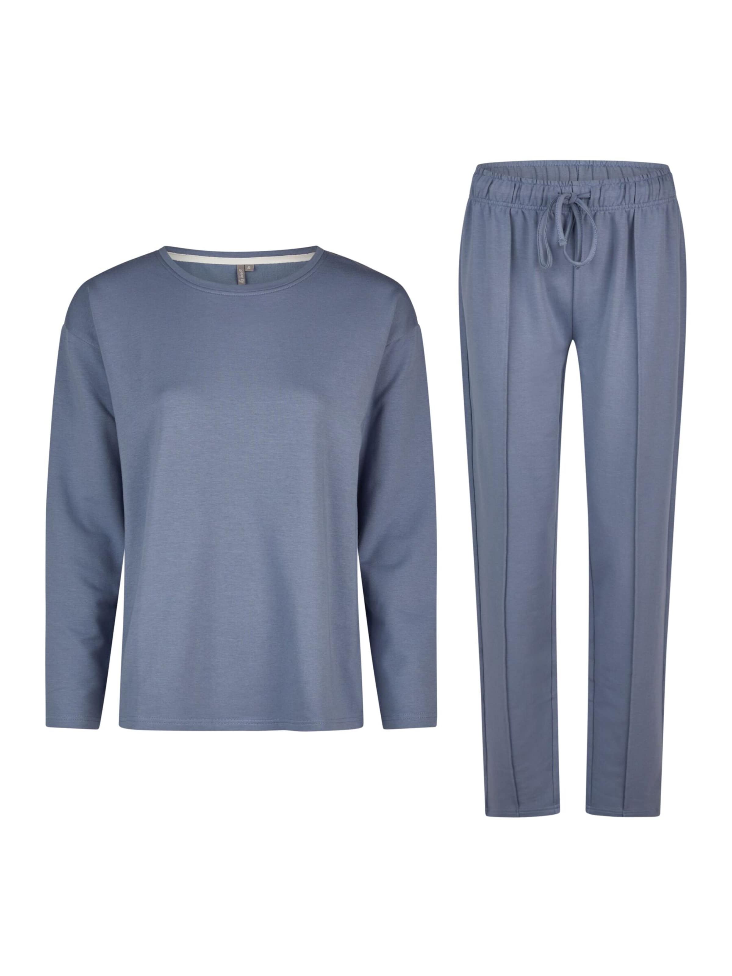 By Louise Pyjama‌ in Blau: Vorderseite