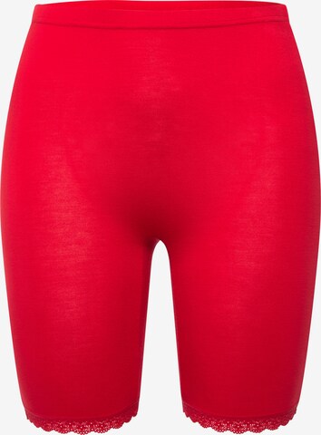 Skinny Pantalon modelant Ulla Popken en rouge : devant