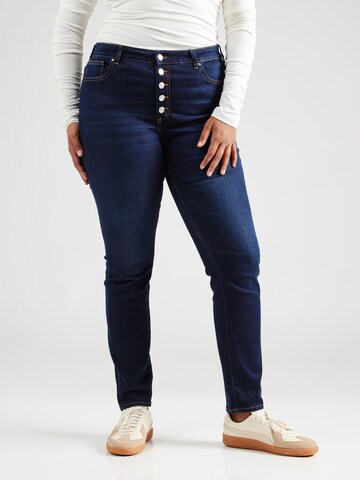 Skinny Jean 'CARHUSH' ONLY Carmakoma en bleu : devant