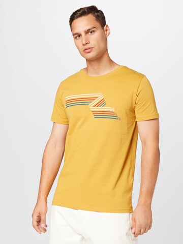 GREENBOMB T-Shirt in Gelb: predná strana