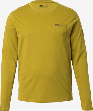 FORSBERG Sweatshirt 'Longsleeve mit Brusttasche' in Green: front