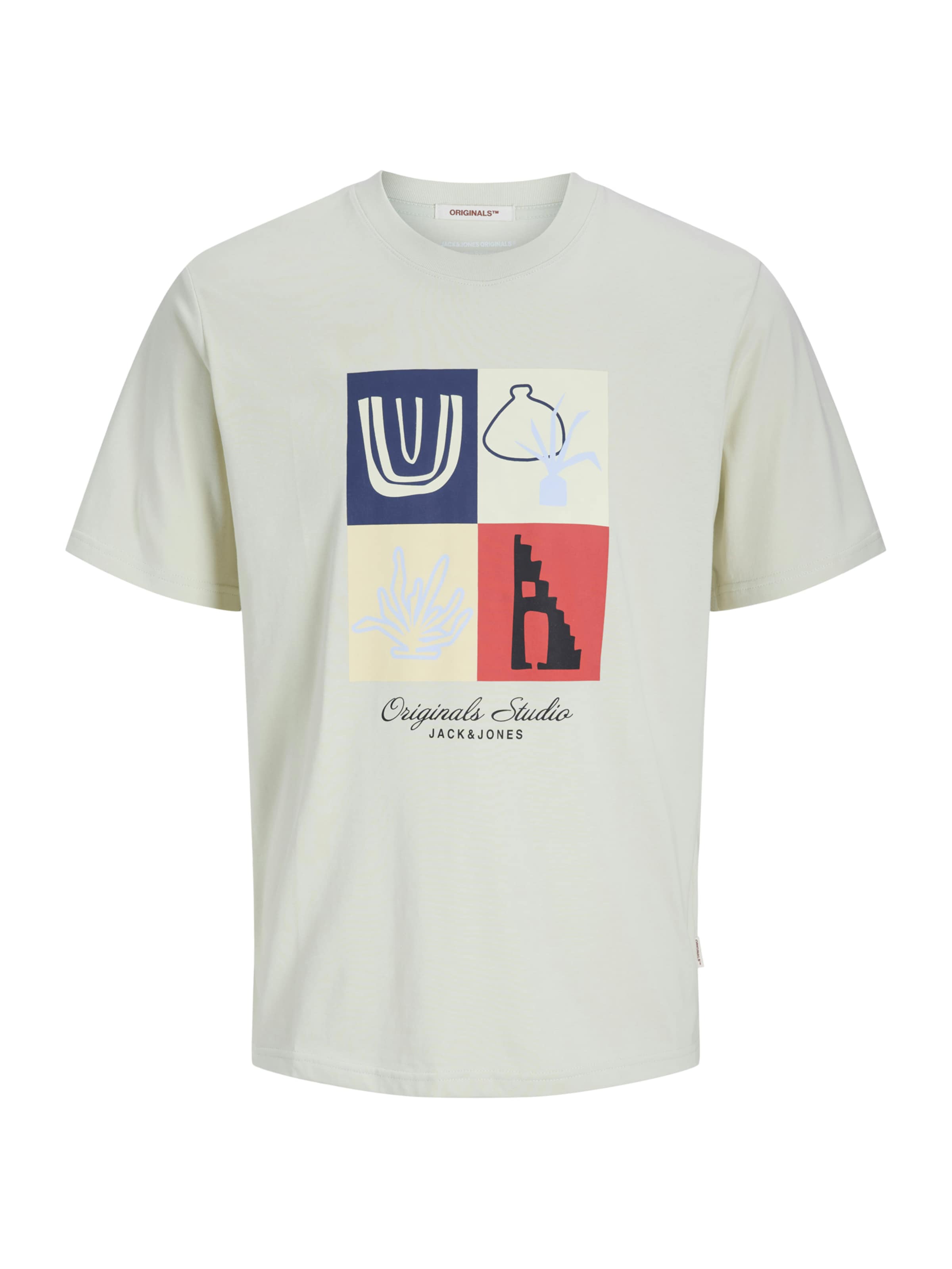 zaļš Jack & Jones Junior T-Krekls 'JORCANGGU': no priekšpuses