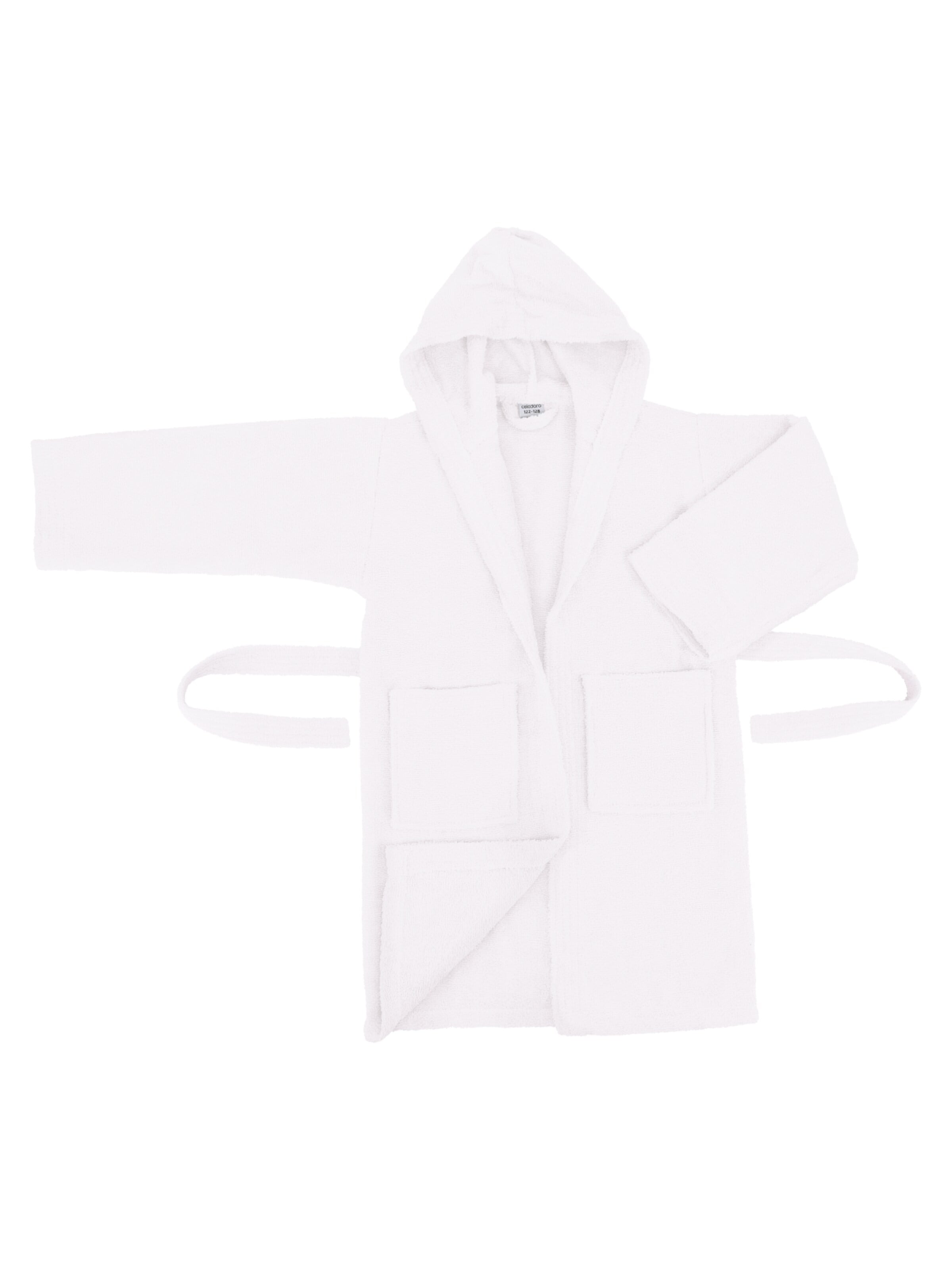 celodoro Bathrobe 'Home & Spa Collection' in White: front