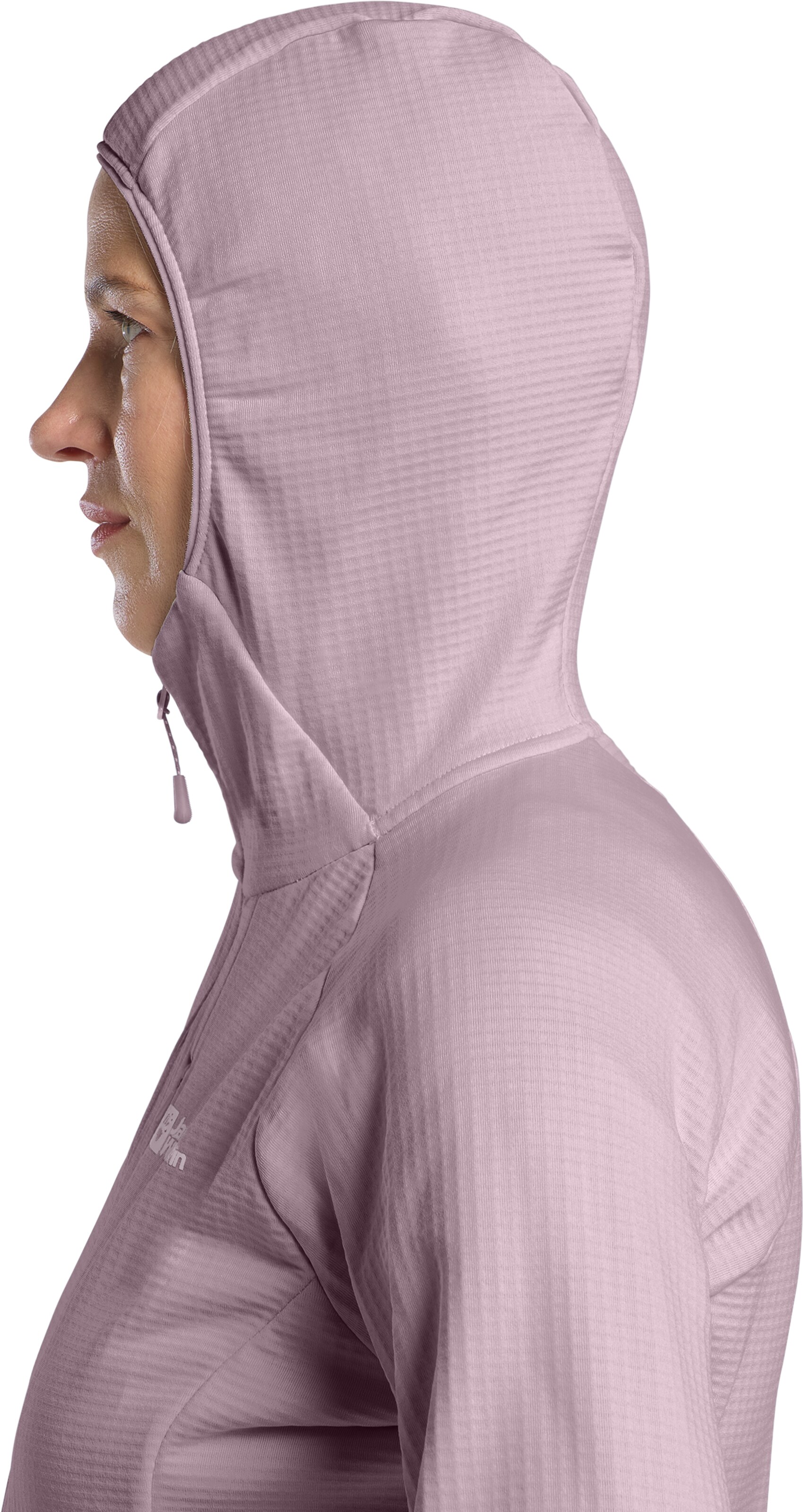 JACK WOLFSKIN Athletic Fleece Jacket in Purple