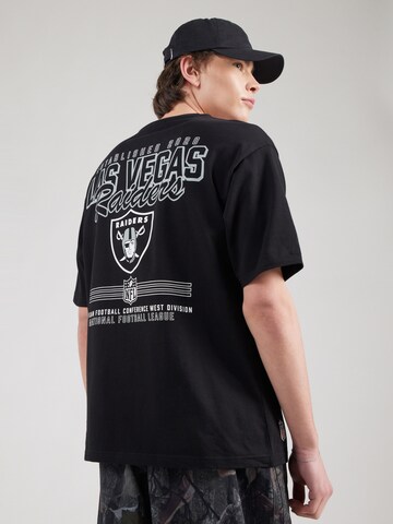NEW ERA - Camisa 'NFL LASRAI' em preto: frente