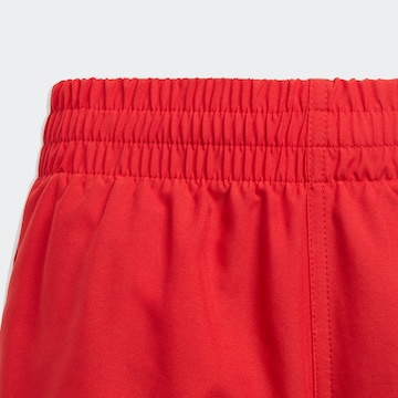 ADIDAS ORIGINALS Board Shorts 'Adicolor 3-Stripes' in Red