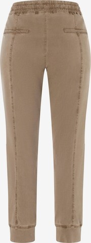 MAC Tapered Pants 'Future Worker' in Brown