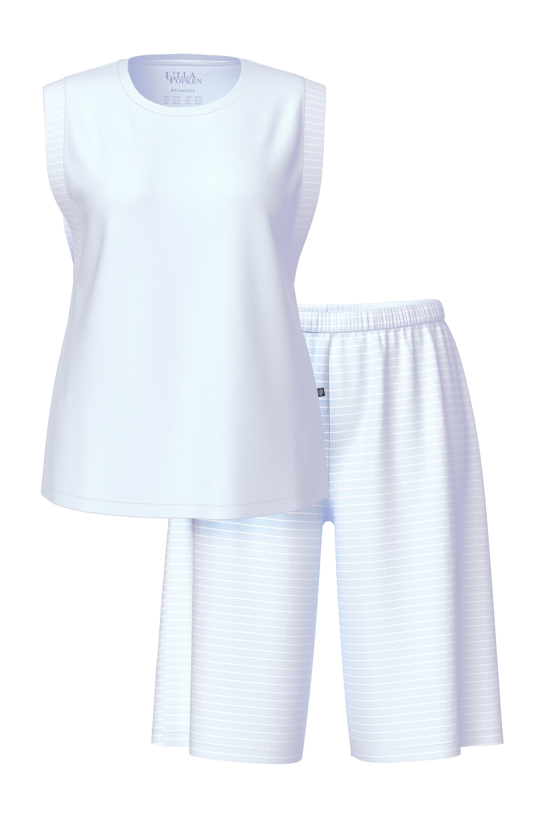 Ulla Popken Shorty in Blau: Vorderseite