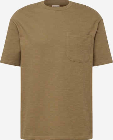 T-Shirt 'SAUL' SELECTED HOMME en vert : devant