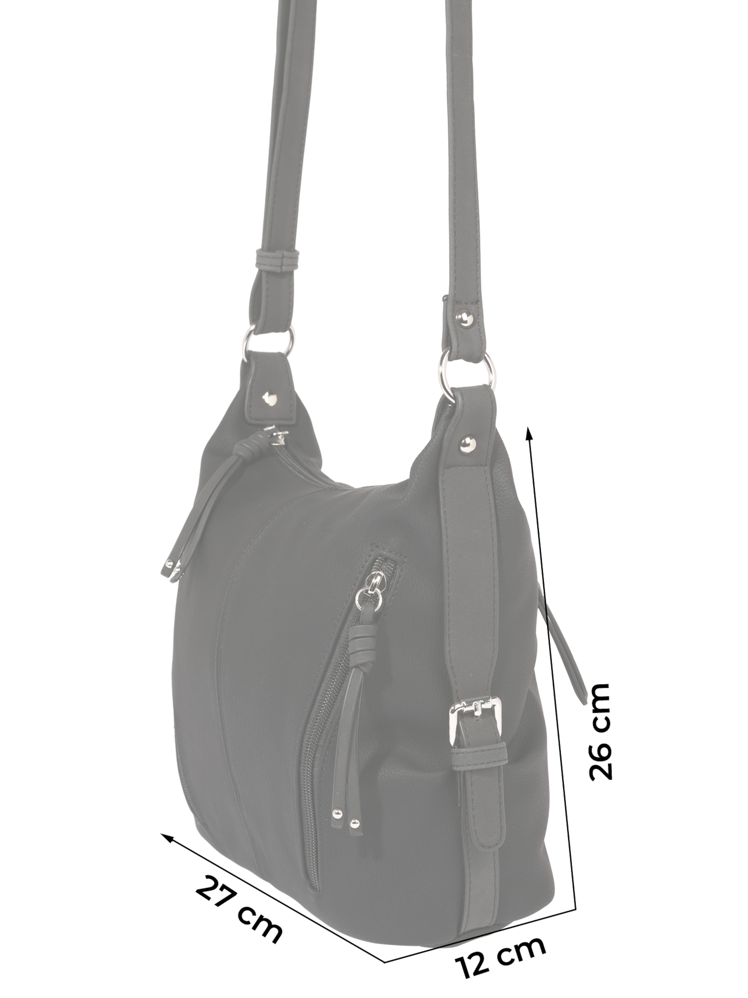 TOM TAILOR Сумки 'Caia' в Черный