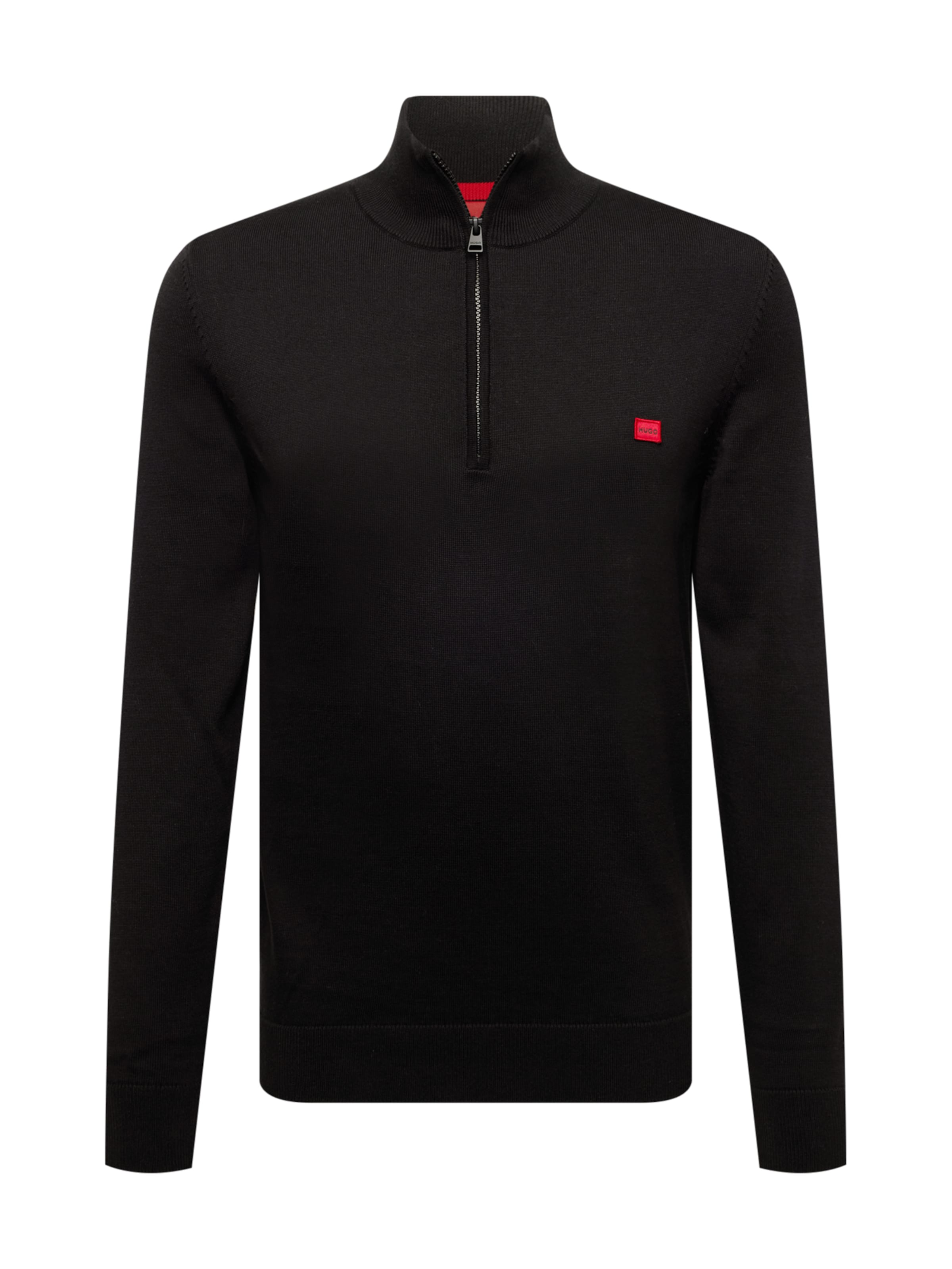 Pullover 'San Quintus' di HUGO in nero: frontale