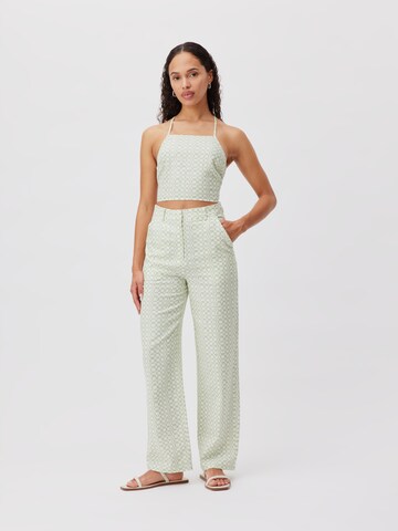 Wide leg Pantaloni 'Eske' di LeGer by Lena Gercke in verde