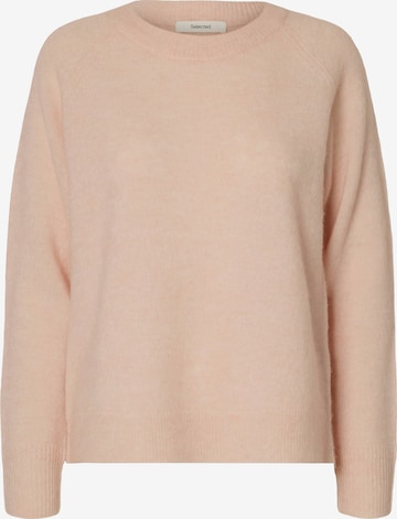 SELECTED Neulepaita 'SLFLULU' värissä vaaleanpunainen: etupuoli