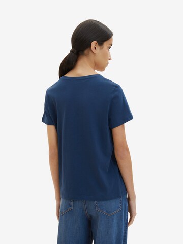 TOM TAILOR T-Shirt in Blau