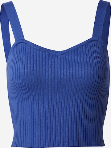 EDITED Top 'Hana' in Blauw: voorkant