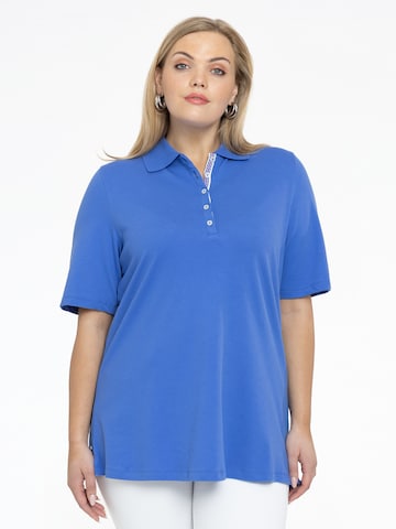 Yoek Shirt in Blauw: voorkant