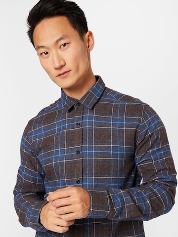 MEXX Regular fit Button Up Shirt in Blue