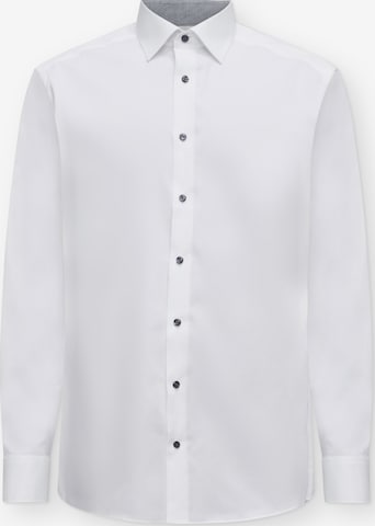 Regular fit Camicia business 'Luxor' di OLYMP in bianco: frontale