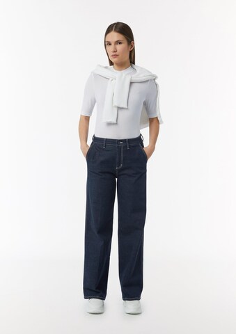 T-shirt comma casual identity en blanc