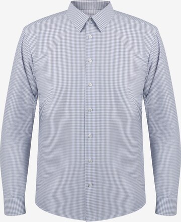 Coupe slim Chemise business DreiMaster Klassik en bleu : devant