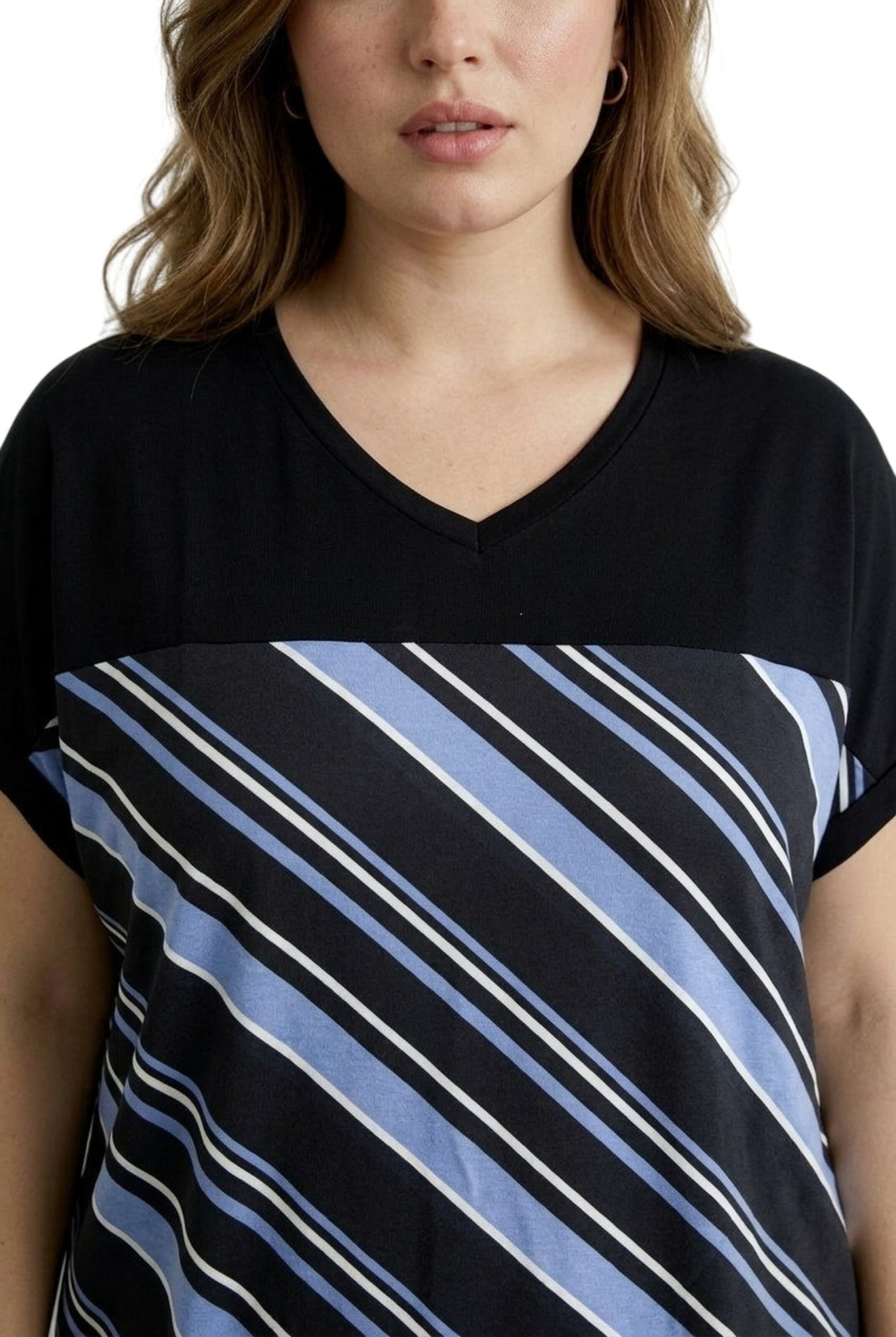 T-shirt Stil Diva en noir