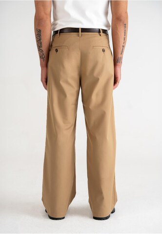 Wide Leg Pantalon 'SoHo' Prohibited en marron