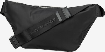 Karl Lagerfeld Gürteltasche 'Ikonik 2.0' in Schwarz