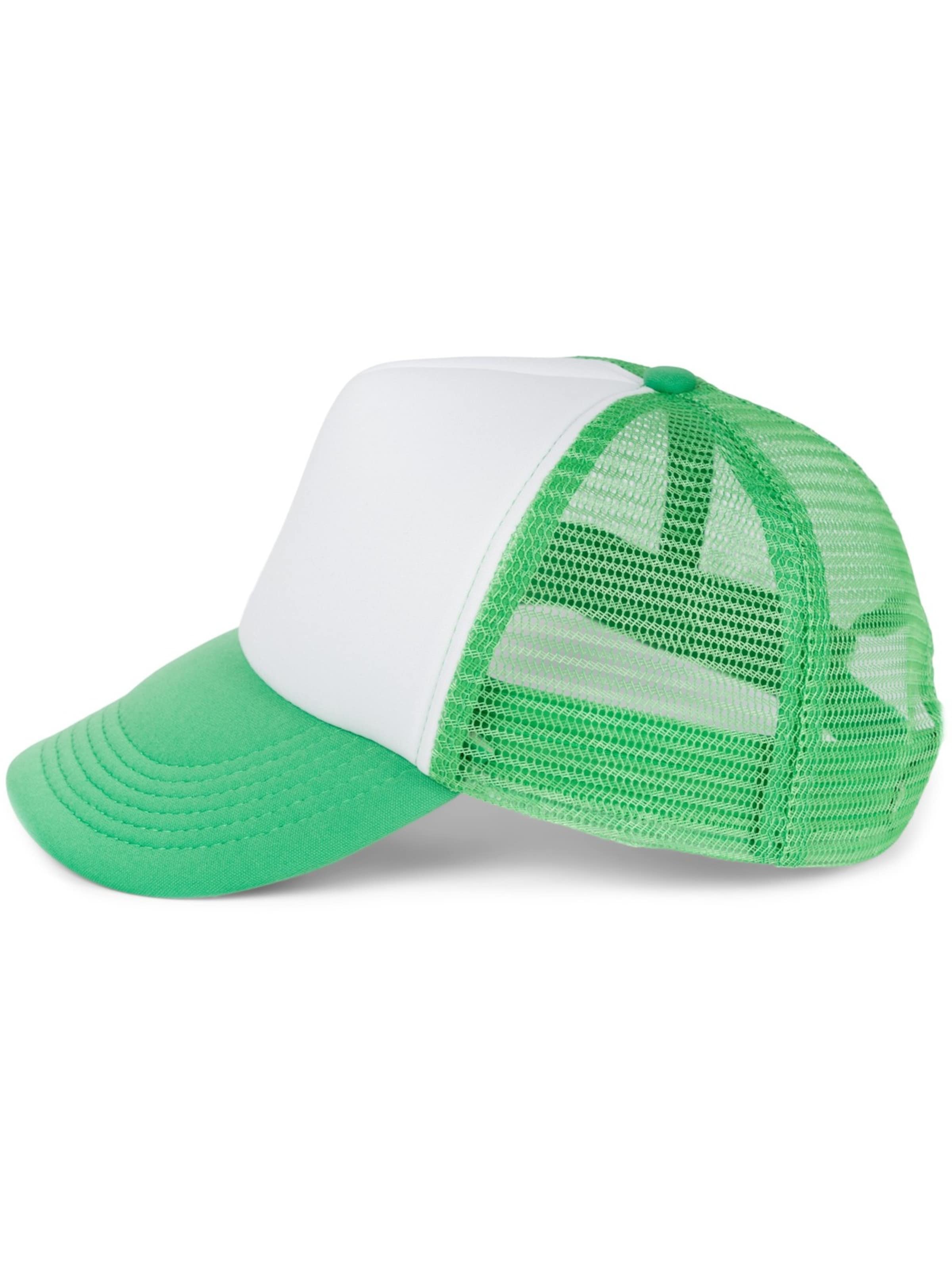 styleBREAKER Cap '5-Panel Mesh Cap' in Green