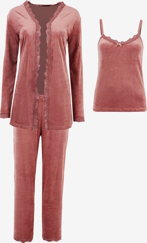 LELA Pajama in Pink: front