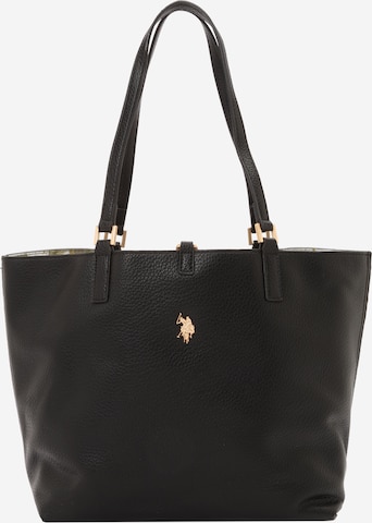 juoda U.S. POLO ASSN. Pirkinių krepšys: priekis