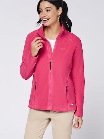 CHIEMSEE Fleece Jacket in Pink