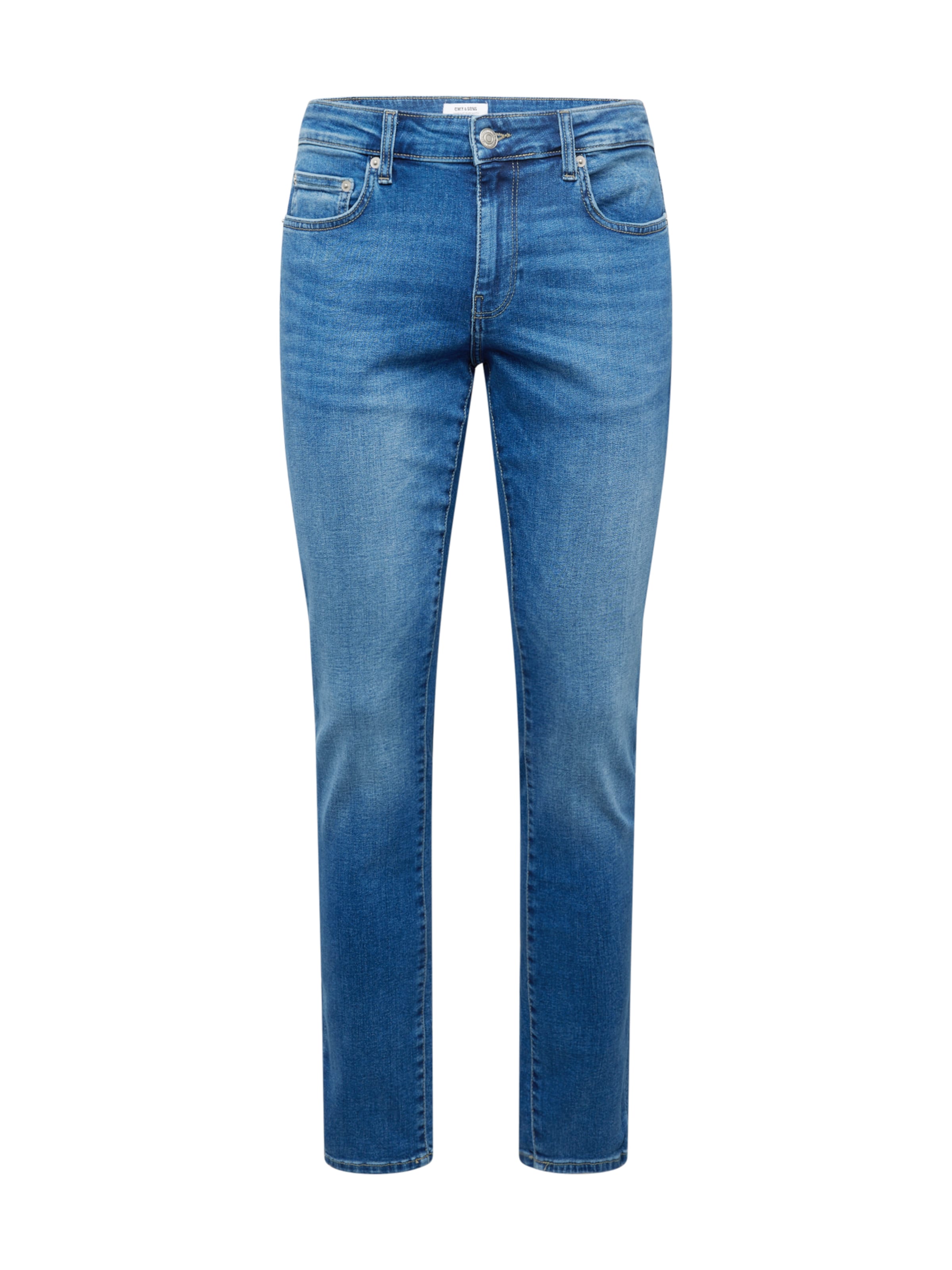 Coupe slim Jean 'LOOM' Only & Sons en bleu : devant