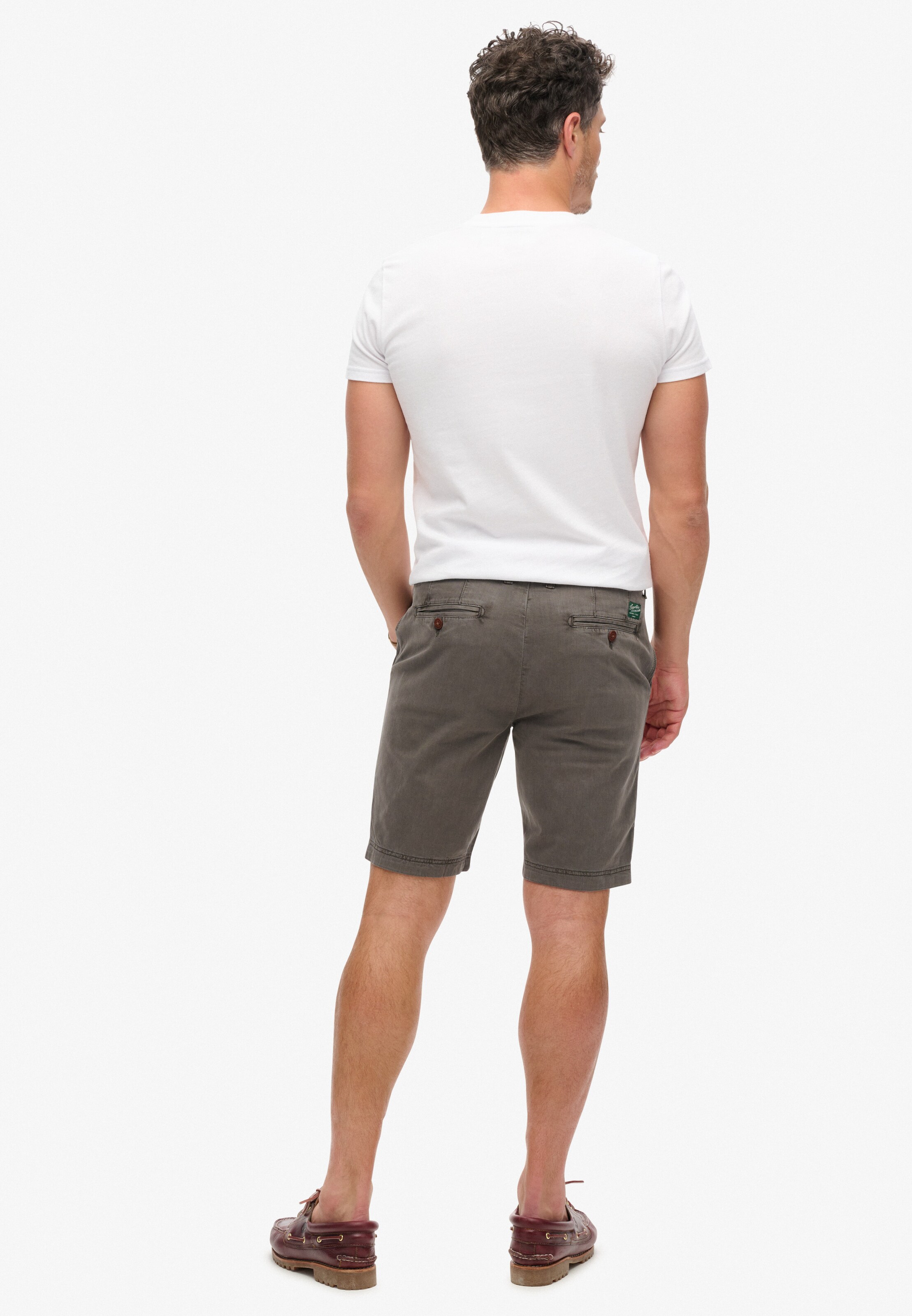 Superdry Regular Chino Pants in Grey