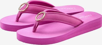 Flip-flops de la LASCANA pe roz: față