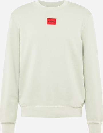 HUGO Red Sweatshirt 'Diragol' in Green: front