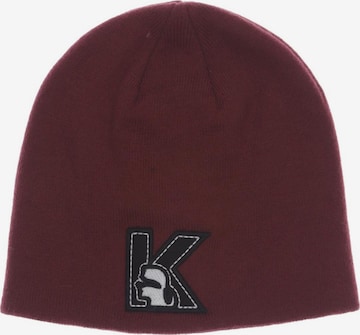 Karl Lagerfeld Hat & Cap in One size in Red: front