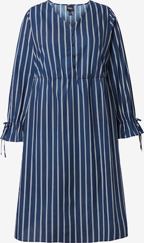 Ulla Popken Kleid in Blau: Vorderseite