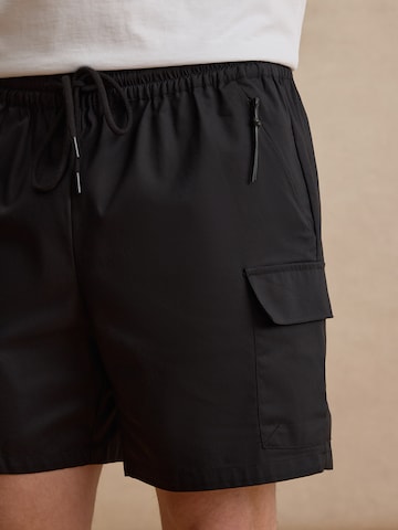 DAN FOX APPAREL Regular Cargo trousers 'Marten' in Black