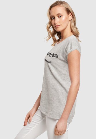 Merchcode T-Shirt 'Amsterdam' in Grau
