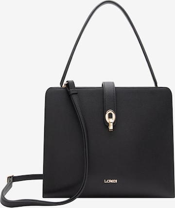 L.CREDI Schultertasche 'Petronella' in Schwarz: Vorderseite