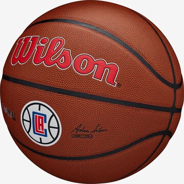 Balle 'NBA Team Alliance Los Angeles Clippers' WILSON en marron