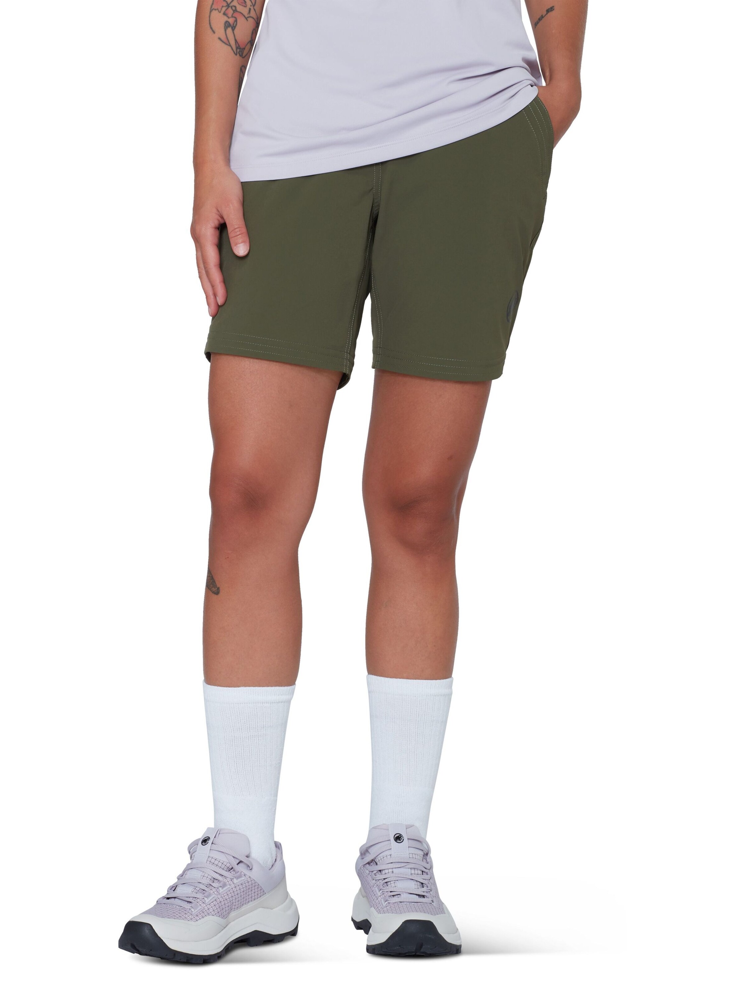 MAMMUT Regular Outdoor Pants in Green