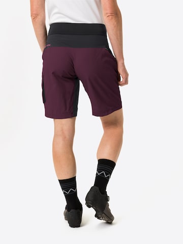 VAUDE Regular Outdoor Pants 'Qimsa' in Purple