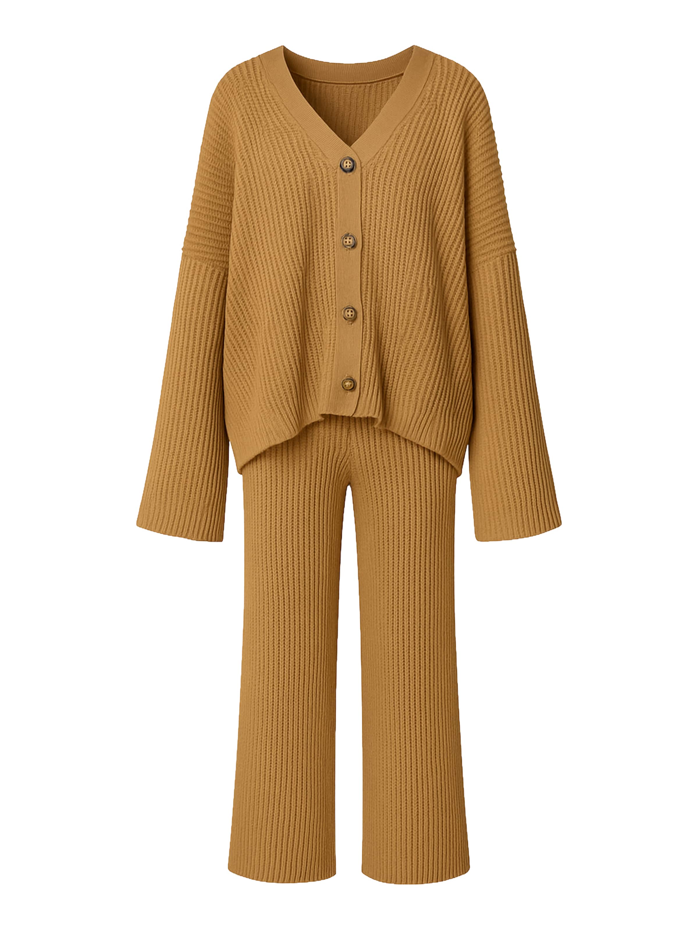 Elara Hausanzug in Braun: Vorderseite